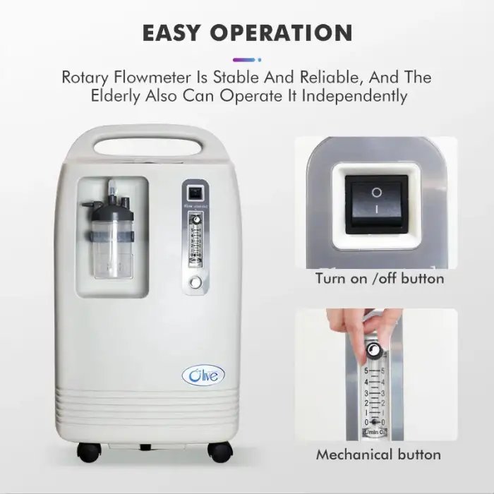 Medical Stationary Oxygen Concentrator High Purity Hospital 10 Liter Oxygen Generator With Nebulizer