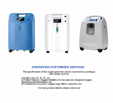 Medical Instrument Home Use Portable O2 Oxygen Generator Oxygen Concentrator With Nebulizer