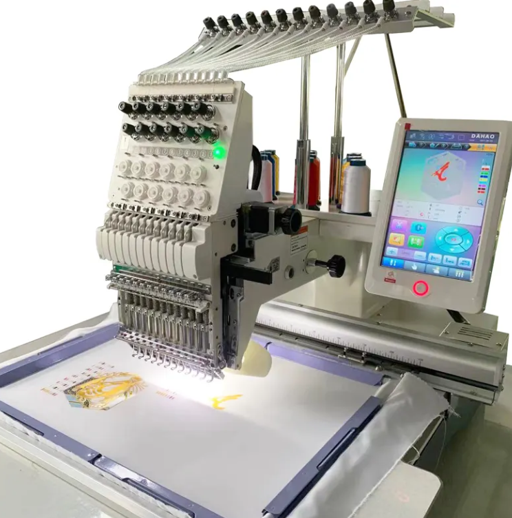 PE 700 Embroidery Machine Commercial Computerized Embroidery Machine