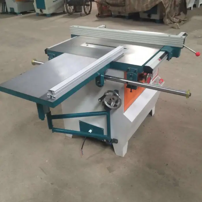 Woodworking panel 45 degree 90 degree sliding table circular cutting off board mobile worktable saw machine