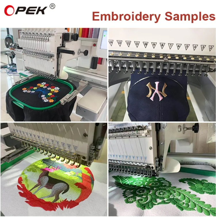 Embroidery Machine 4 Head 3-2 Single Head Computerized