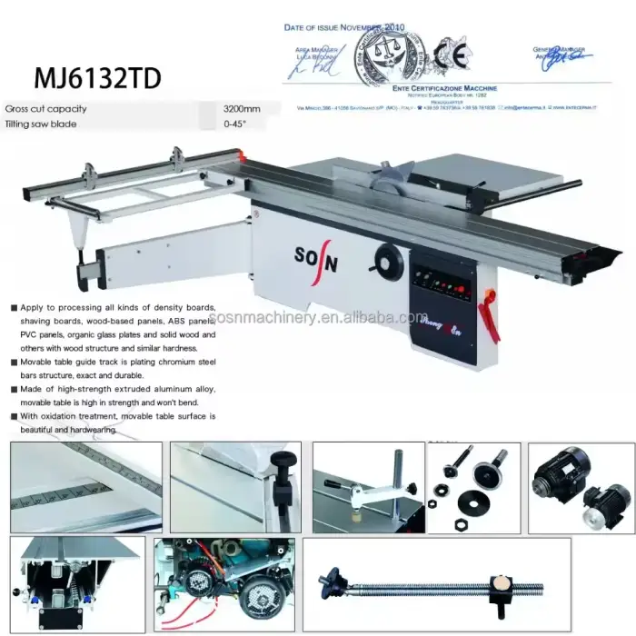 Sliding Table Saw For High-Precision Woodworking