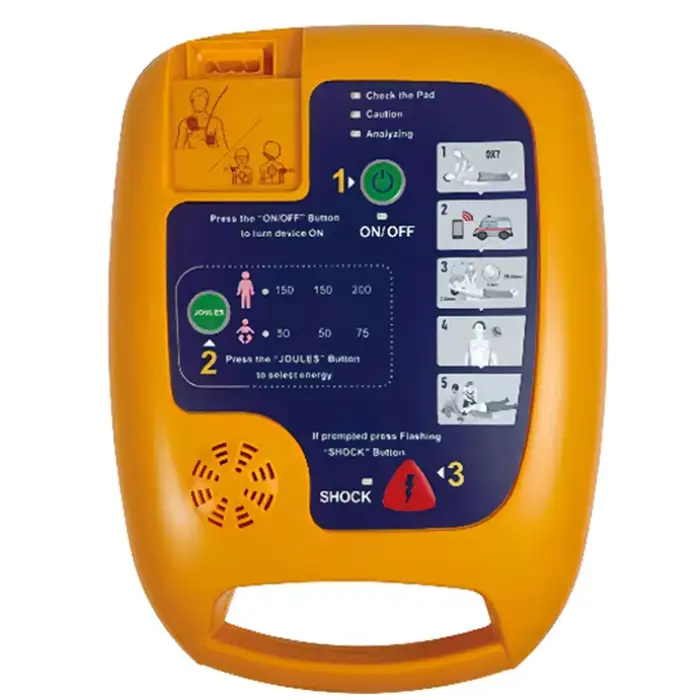 Portable First-Aid Devices Cardiac Defibrillator Handheld Heart Pacemaker Biphasic Defibrillator AED