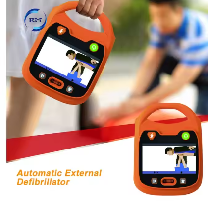 Auto External Defibrillator First Aid Device Portable AED CPR Training Machine