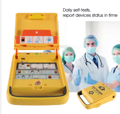 Portable Humanized Interface Defibrillator First Aid Medical Equipment Automated External Defibrillator