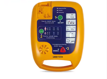 Professional Manufacture Biphasic Automated External Defibrillator Portable AED With Carry Case