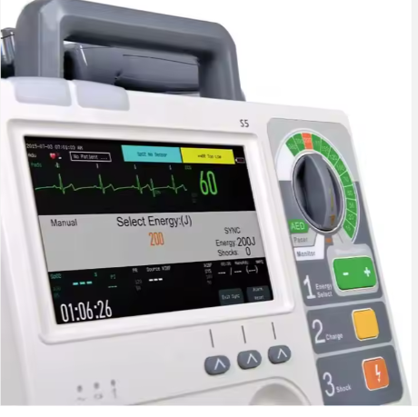 Portable Defibrillator Monophasic Monitor External Defibrillator Analyzer