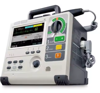 Hospital Medical Equipment Portable Monophasic Biphasic AED Automated External Defibrillator