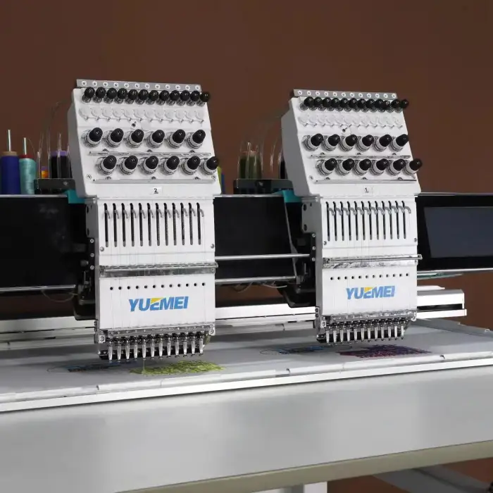 YUEMEI 2-Head Embroidery Machine – High-Precision And Versatile Embroidery For Garments