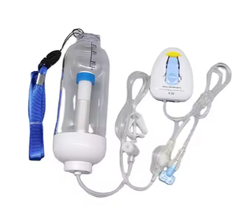 Sterile Disposable Medical Infusion Pump With Multi-Frequency Flow Control System