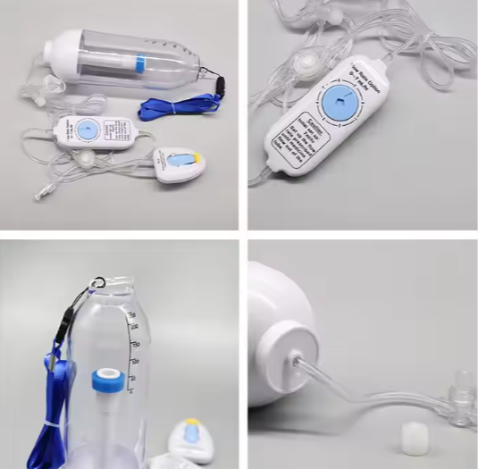 Sterile Disposable Medical Infusion Pump With Multi-Frequency Flow Control System