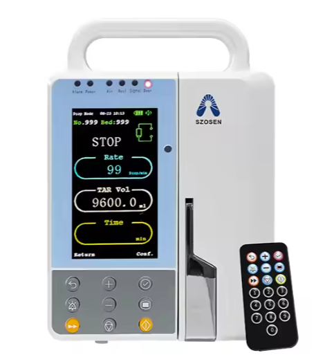 New Smart IV Infusion Pump With Drop Sensor For Ambulatory And ICU Hospital Use