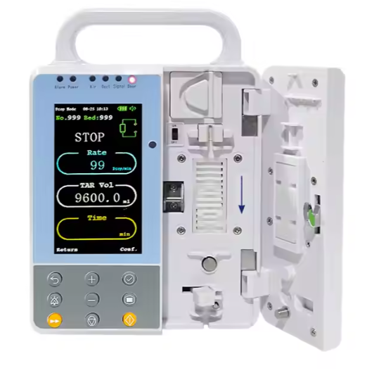 New Smart IV Infusion Pump With Drop Sensor For Ambulatory And ICU Hospital Use