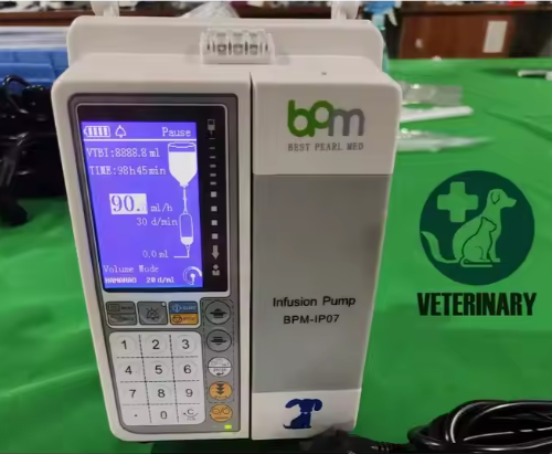 High Accuracy IV Infusion Pump BPM-IP07V For Portable Veterinary Medical Equipment