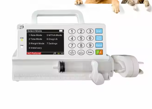 Portable Single Double Multi-Channel Micro Veterinary Syringe Pump For Medical Use