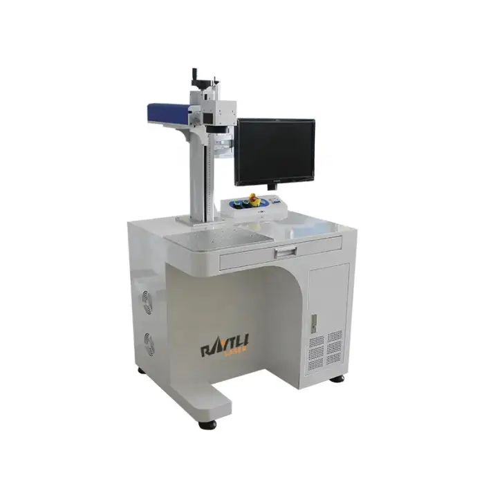 50W Portable Fiber Laser Marking Machine: Serial Number Engraving for Aluminum &amp; Stainless Steel Tags