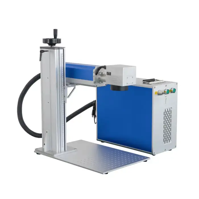 30W 50W 60W  portable Fiber Laser Engraving Marking Machine For Jewelry Metal Plastic