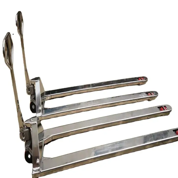 Manual Super Long Fork Stainless Steel Hand Pallet Jack Pallet Truck