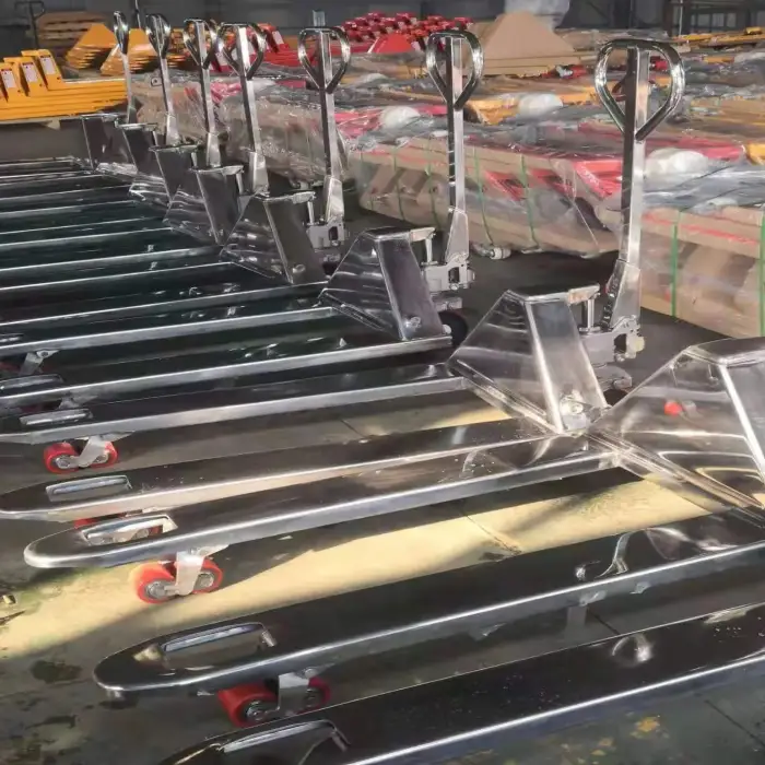 Manual Super Long Fork Stainless Steel Hand Pallet Jack Pallet Truck