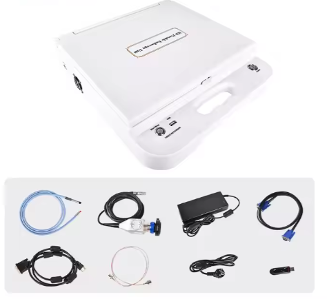 Full HD Portable Diagnostic ENT Endoscope Camera With Medical Monitor And LED Light Source