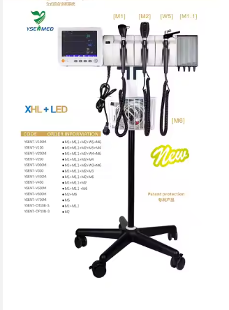 Integrated ENT Medical Treatment Diagnostic Set Mobile Diagnostic Set Price Monitor