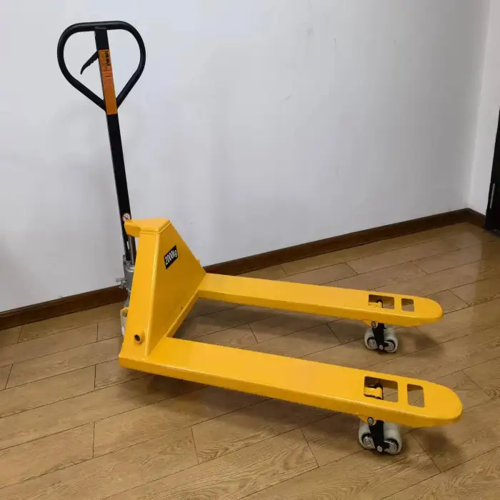 Manual 3 Ton 3000Kg Hand Pallet Truck Self Loading Pallet Stacker