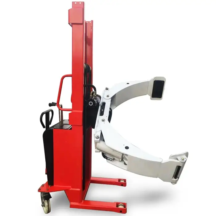 1000 Kg Electric Roll Paper Lifter Stacker 360 Degree Paper Roll Clamps Convenient Warehouse Handling Equipment