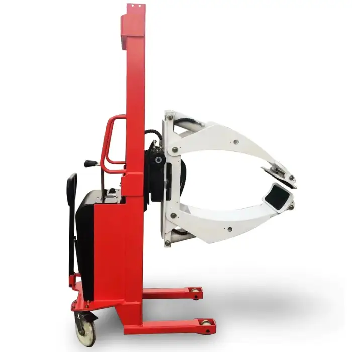 1000 Kg Electric Roll Paper Lifter Stacker 360 Degree Paper Roll Clamps Convenient Warehouse Handling Equipment