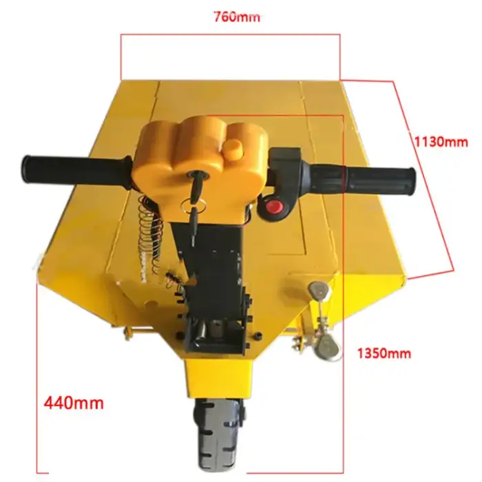 600kg Economic Electric Pallet Truck Rough Terrain Pallet Jack