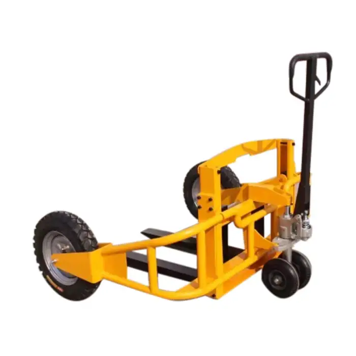 All Rough Terrain Hand Pallet Jack Factory Supply 1000kg 1200kg 1500kg 2000kg Off Road Heavy Duty Pallet Truck