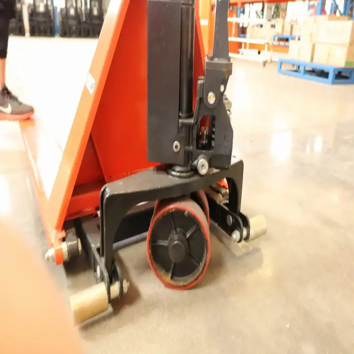 YULI 1Ton Scissor Lift Pallet Jack: Efficient Material Handling With Hydraulic Lift