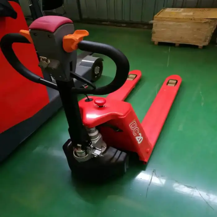 Everlift Semi Electric Pallet Jack 2000kg -300lbs Capacity Pallet Jack Forklift