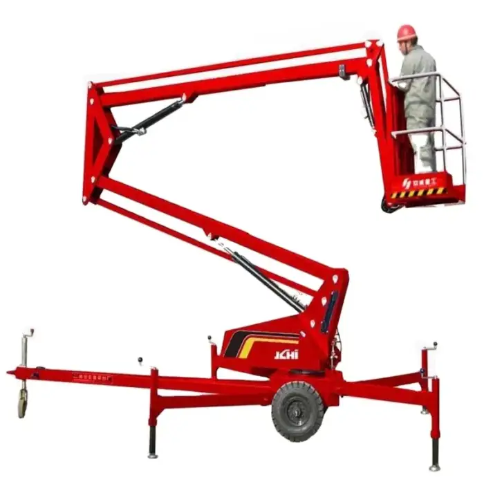 Towable Hydraulic Articulated Towable Boom Lift Cherry Picker