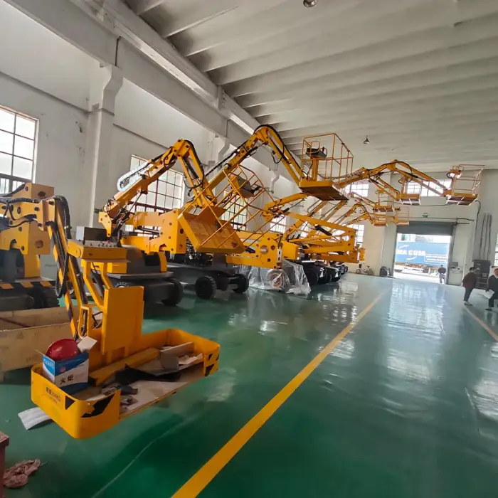 Cherry Picker Boom Lift Hydraulic Self Propelled Articulated Aerial Lift Cherry Picker