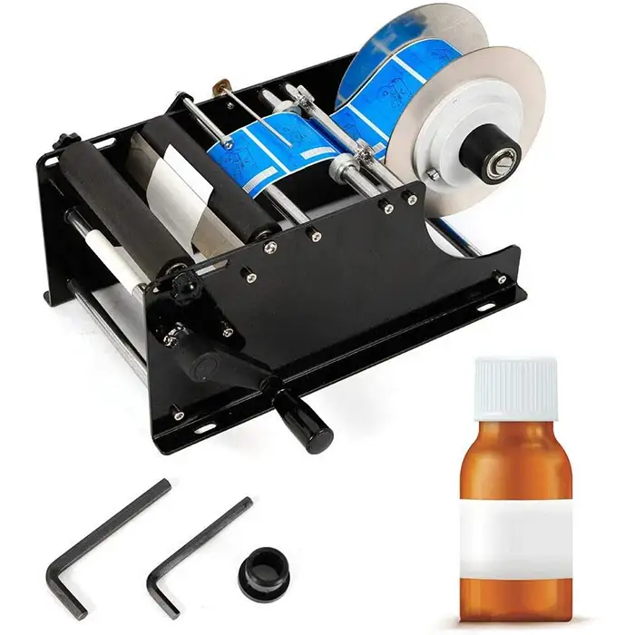 Label Sticker Labeling Machine: Mineral Water Plastic Round Bottle Labeling for Round Bottles