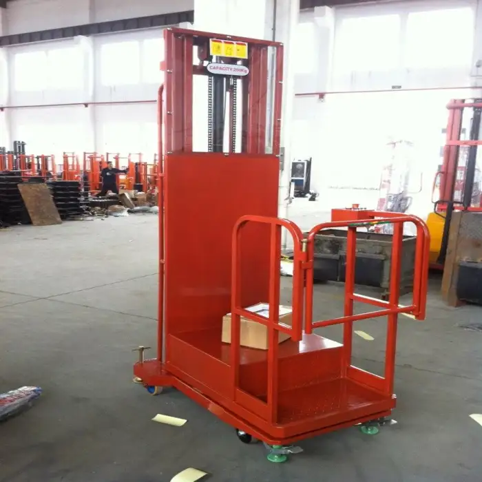 Semi Aerial 200Kg Cherry Dual Picking Electric Order Picker