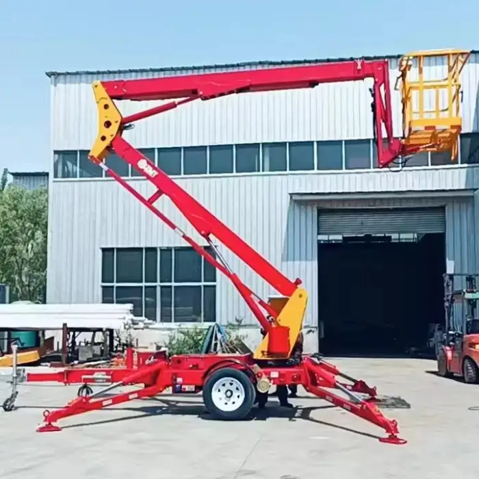 Track Crawler Spider Boom Lift Platform Telescoping Lift Cherry Picker Control Remote