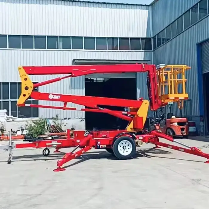 Track Crawler Spider Boom Lift Platform Telescoping Lift Cherry Picker Control Remote