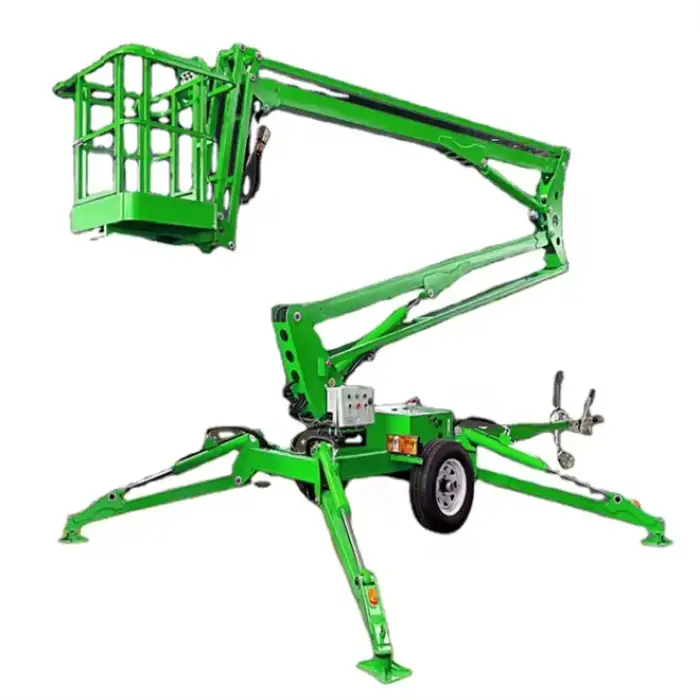 14m  Small Articulating Boom Lift Towable Cherry Picker