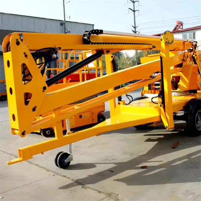 14m  Small Articulating Boom Lift Towable Cherry Picker