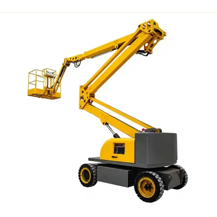 Self-Propelled Articulated Boom 12~18M High-Altitude Cherry Picker for Garment Shops