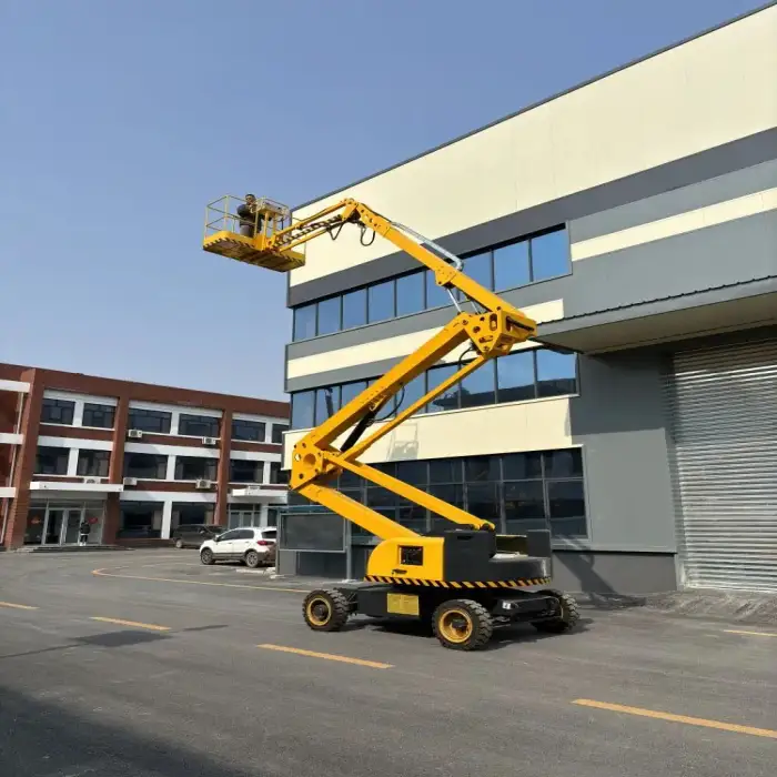 High Quality 10m 14m Smart System Flexible Jib Lift Crawler Cherry Picker