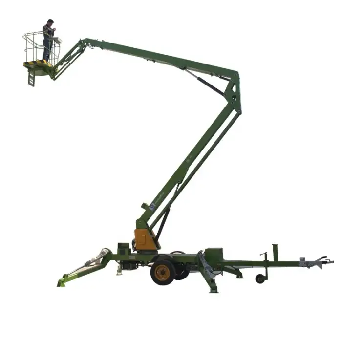 20m 200kg Loading Capacity Towable Cherry Picker