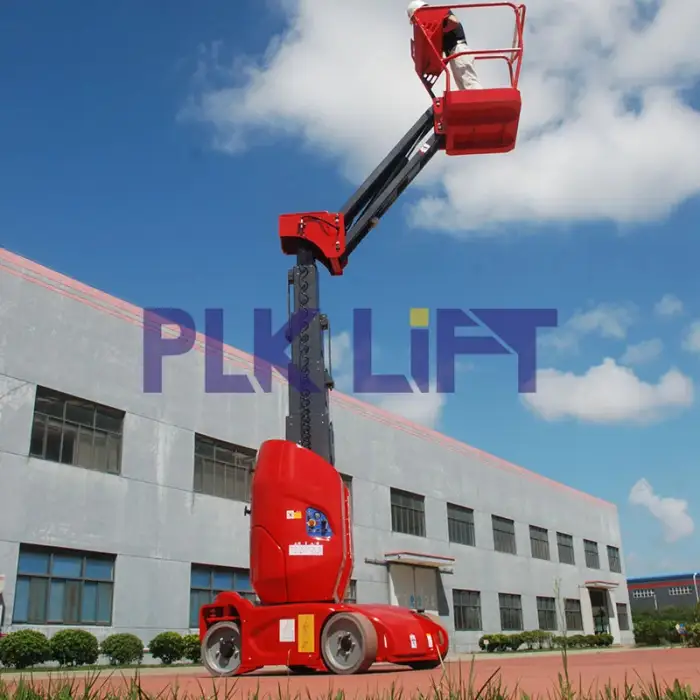 12m Automatic Mini Self Propelled Cherry Picker Lifter