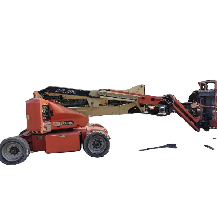 Hydraulic New Articulated Boom Lift Towable Cherry Picker Mobile With Lift Chain Mechanism