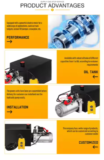 24V Small Mini Electric Hydraulic Power Pack Units With Compact Design For Efficiency