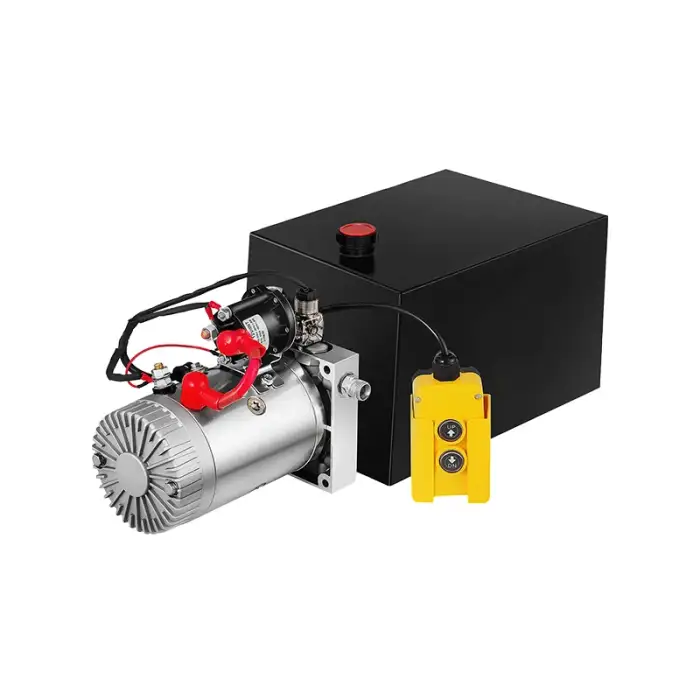 Hydraulic Pumps With Hand Pump 12V 24V Electric Mini Hydraulic Power Pack For Dump Trailer