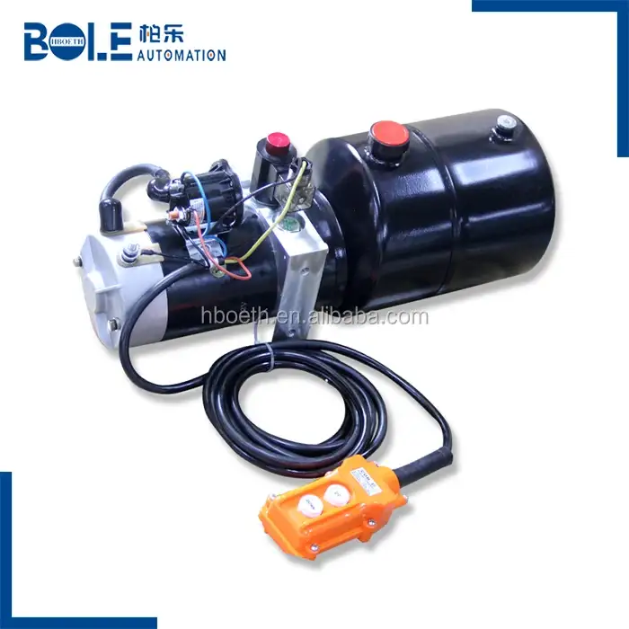 Mobile Portable Mini Hydraulic Power Pack Unit 220V DC 12V 24V 48V Pump Motor Station