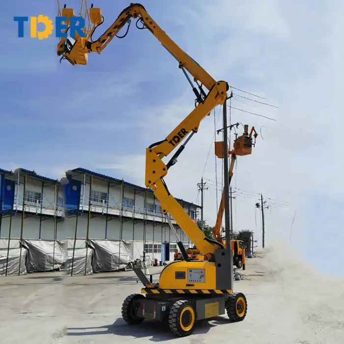 10~56m Hydraulic Cherry Picker Self-Propelled Telescopic Articulating Boom Lift Aerial Work Platform