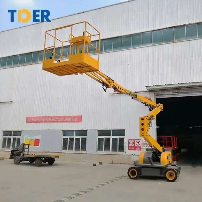 10~56m Hydraulic Cherry Picker Self-Propelled Telescopic Articulating Boom Lift Aerial Work Platform